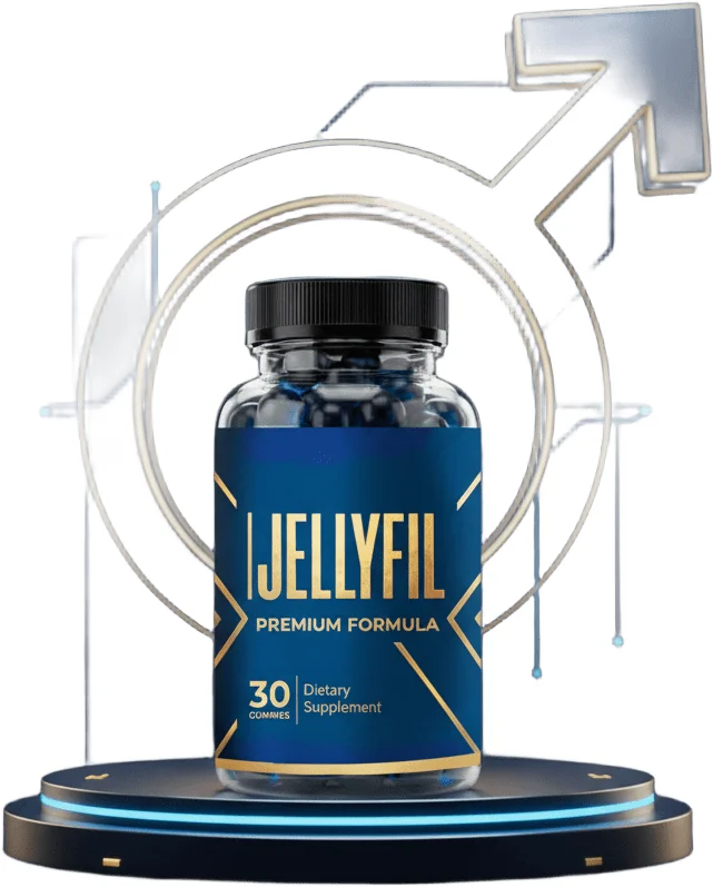 JellyFil premium formula, three bottles, official offer packaging